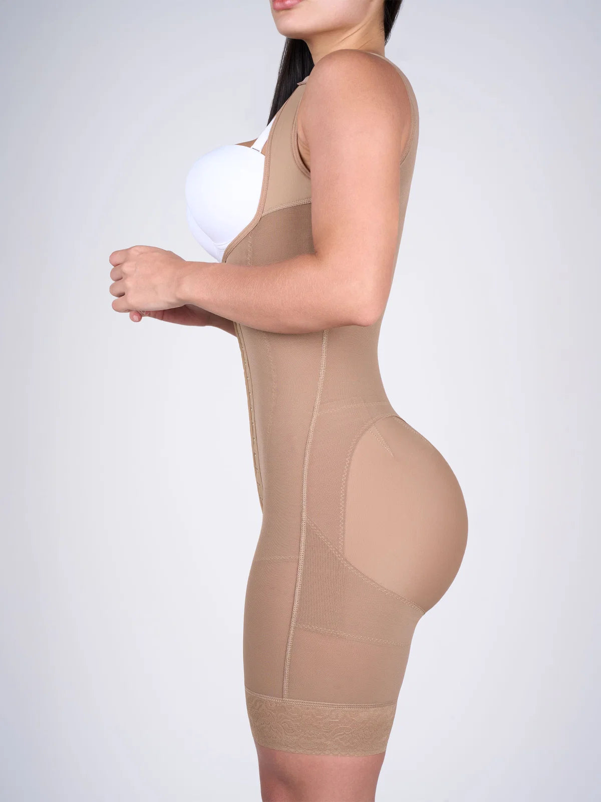 Cinta modeladora Hourglass com fecho de ganchos Modelo 