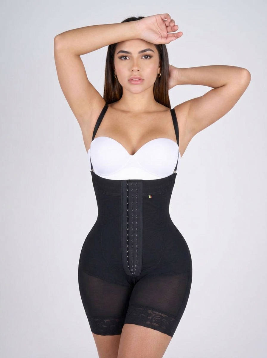 Hourglass Strapless Faja Shorts — Waist Definition & Glute Lift